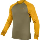 Endura Singletrack Fleece Maglietta da ciclismo Uomo (M, olivia)