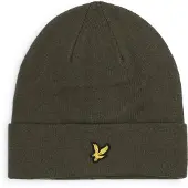 Lyle & Scott Berretto Misto Lana Olive Verde Verde scuro