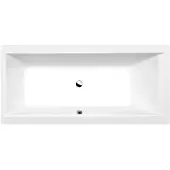 Polysan CLEO vasca rettangolare 160x75x48cm, bianco opaco
