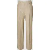 Selected Pantaloni Gamba Ampia Donne Marrone 42