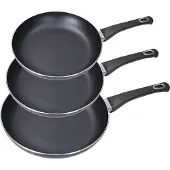 EDM Set Di Padelle Antiaderenti Base 3 Unità