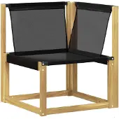 vidaXL Set da salotto da esterno, 8 pezzi, bianco e nero