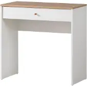 OEM Comodino da trucco in legno bianco 80x40x78,5 cm