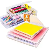 OEM Scatole trasparenti in plastica per archiviazione, formato A4