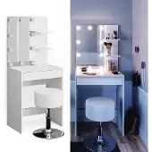 OEM Toeletta bianca con illuminazione a LED, 60 cm