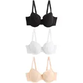 Next Reggiseno beige / nero / bianco