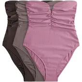 The Set Costume intero marrone chiaro / marrone scuro / rosa chiaro