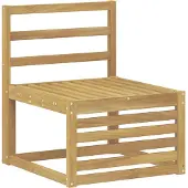 vidaXL Set divani in legno massello di acacia