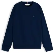 Tommy Hilfiger Felpa 'TEAM' navy / rosso ciliegia / bianco