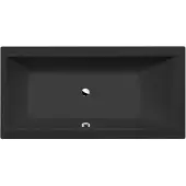 Polysan Vasca rettangolare Polysan CLEO 150x75x48 cm, nero opaco