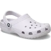 Crocs Classic Sandali (M7 / W9, grigio/bianco)