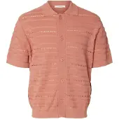 Selected Camicia Polo In Maglia Uomini Rosa L