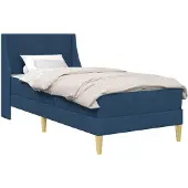 Syfax Struttura letto con materasso Blu 80 x 200 cm Poliestere