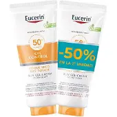 Eucerin Sun Gel Crema Toque Seco SPF50+ Duplo 2x200ml