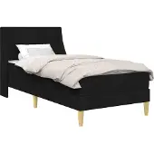 vidaXL Struttura letto con materasso e testiera in poliestere