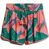 Superdry per donna. W7110423A Pantaloncini da spiaggia rosa (M), Casual, Viscosa