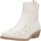Salinyang Stivale da cowboy bianco