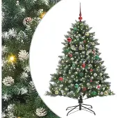 vidaXL Albero di Natale artificiale verde 150 cm