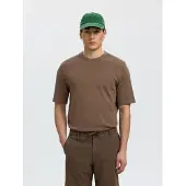 Selected Top A Maglia Uomini Marrone L