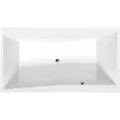 Polysan QUEST vasca rettangolare con piedini 190x100x49cm, bianco