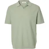 Selected Polo Uomini Aqua Gray M