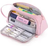OEM Cartella per ragazze, capiente, rosa chiaro