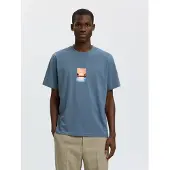 Selected T-shirt Uomini Grigio S
