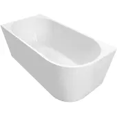Aqualine TIBERA L vasca ad angolo 150x75cm, bianco