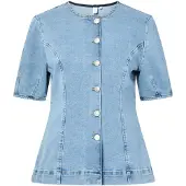 Y.A.S Yasrosie Denim Top