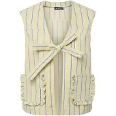 Pieces Gilet In Denim | Giallo | M