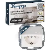 Kopp Presa con spina ATH, bianco