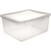 Keeeper Contenitore di stoccaggio Bea, 18 litri, 39x33,5x18 cm – Confezione da 6