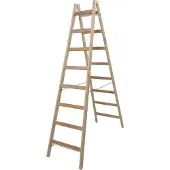 Krause 170101 Spro.Doppelleiter 2x8 Sp.Holz