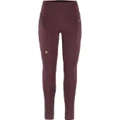 Fjällräven Women's Abisko Tights Leggings Donna (XS, marrone/lilla)