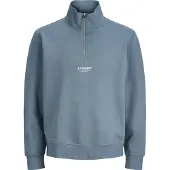 Jack & Jones Felpa Con Mezza Zip Stampato