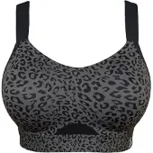 SugarShape Reggiseno sportivo 'Jive' grigio / nero