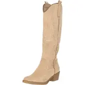 Salinyang Stivale da cowboy beige