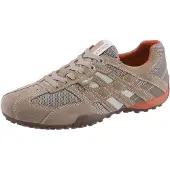 Geox Sneaker bassa 'UOMO SNAKE' camello / talpa / bianco