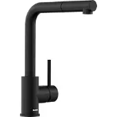 BLANCO Miscelatore lavello con doccetta nero opaco 526660