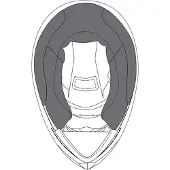 AGV Imbottiture Per Guance K-3 Sv