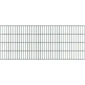 Alberts 642822 Staccionata doppia, plastificata, verde, altezza 80 cm