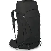 Osprey - Zaino da trekking - Kestrel 48 Black per Uomo in Nylon - Taglia S/M - Nero