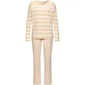 s.Oliver Pigiama beige / bianco