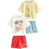 Next Pigiama 'Hello Kitty' blu chiaro / giallo / rosso / bianco