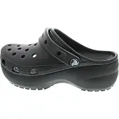 Crocs Women's Classic Platform Clog Sandali Donna (W7, nero)