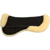 Passier Pad di sella in pelle d'agnello Nero/Naturale L