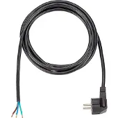Bachmann Cavo di alimentazione H05VV-F 3G1,5 2m, nero, confezionato singolarmente
