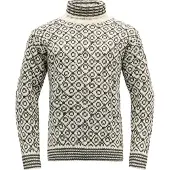 Devold Svalbard Sweat Highneck Pullover di lana (L, grigio)