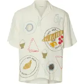 Selected Camicia A Maniche Corte Uomini Bianco L