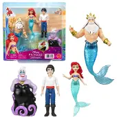 Mattel Bambola Disney Princess Little Mermaid Character Set